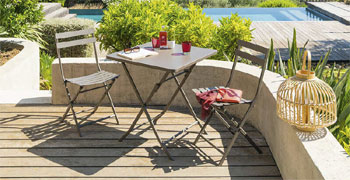 Skládací balkónové židle