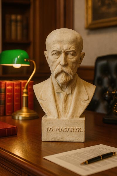 Busta T.G. Masaryk - ilustrační foto