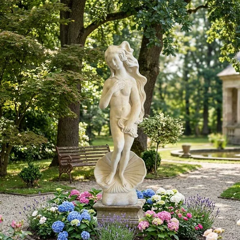 Zahradní socha Zrození Venuše 90cm