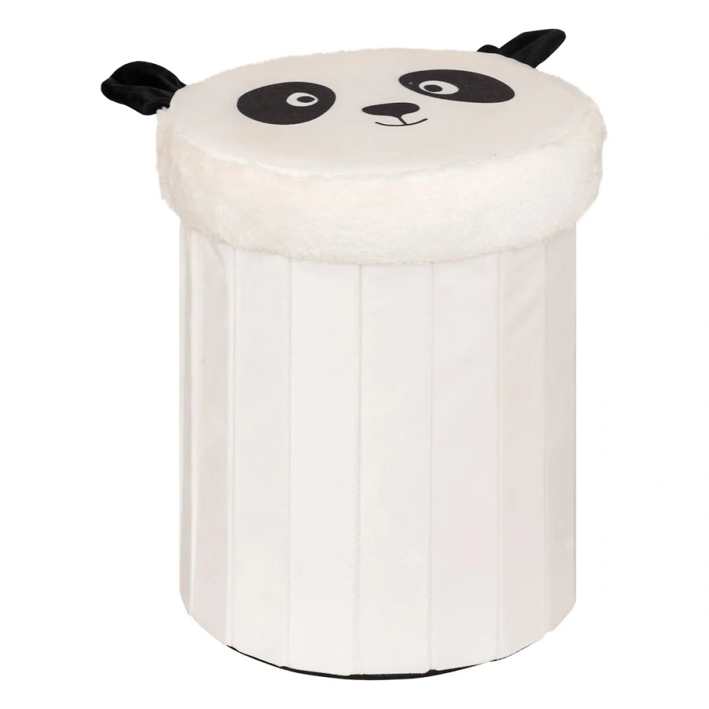 Dětský úložný puf Anoki s motivem pandy