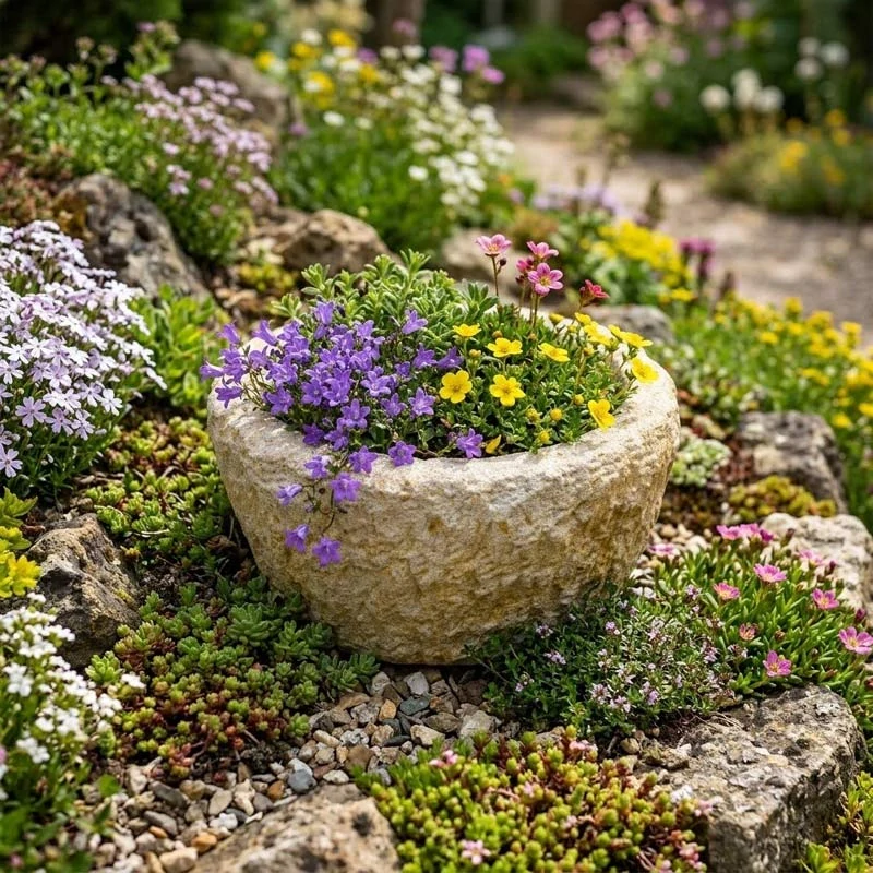 Květináč z umělého pískovce 15 cm