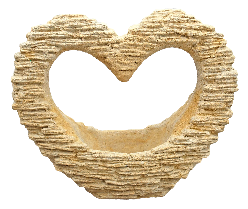 Květináč ve tvaru srdce 10kg
