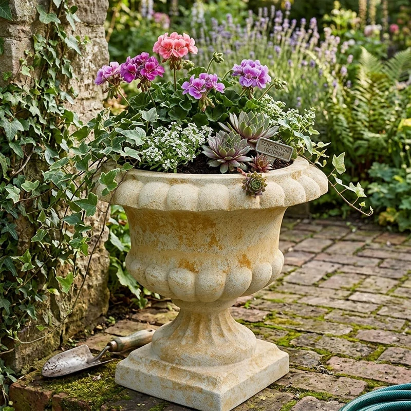 Zahradní váza na podstavci 20kg