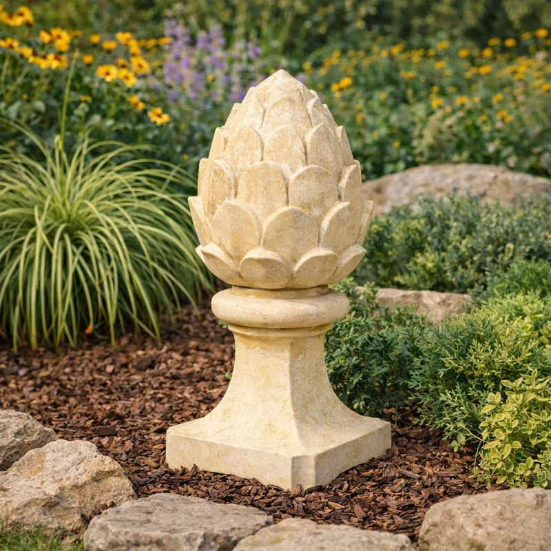 Zahradní socha velké pinie 22kg