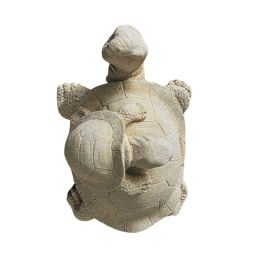 Sousoší dvou želviček 17 × 9,5 cm
