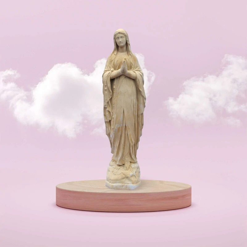 Socha Madony z umělého pískovce 66cm