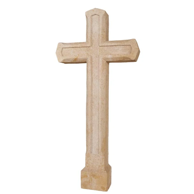 Náboženský kříž z umělého pískovce 105 cm