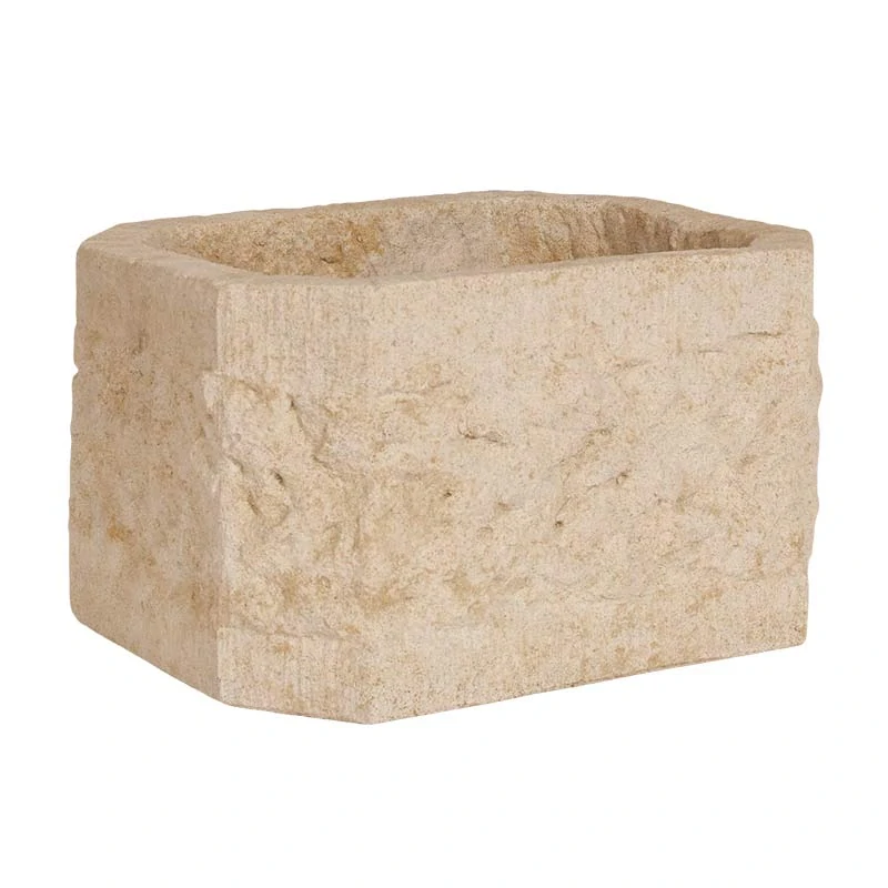 Osmihranný květináč z umělého pískovce 20cm