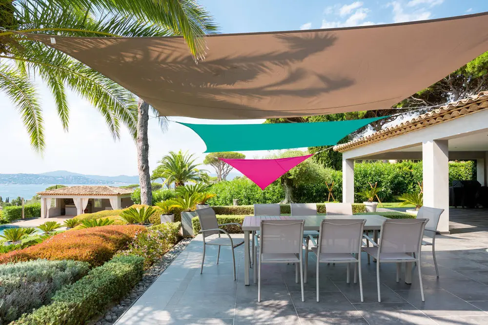 Stínící sluneční plachta Curacao 2x3m taupe