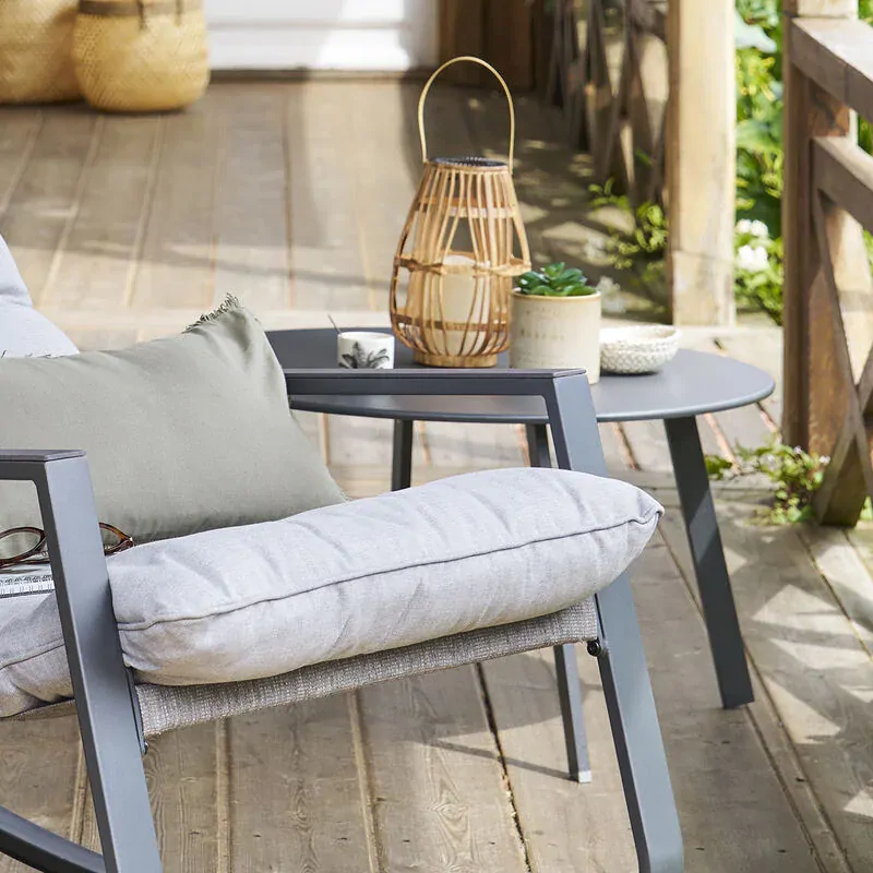 Venkovní kulatý odkládací stolek Saona 70cm