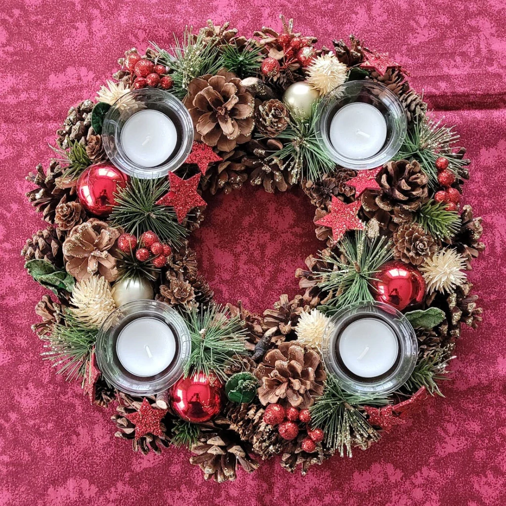 Adventní věnec přírodní