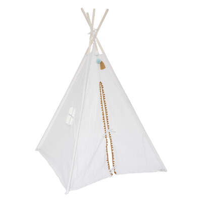 Světlý dětský stan Teepee
