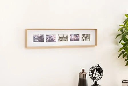 Fotorámeček Axel pro 5 fotografií - závěsný přírodní