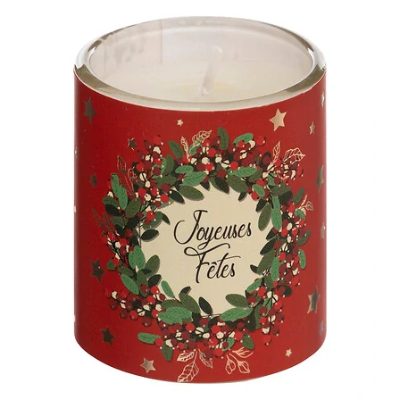 Sada 3 vonných svíček - červená 3x45 g