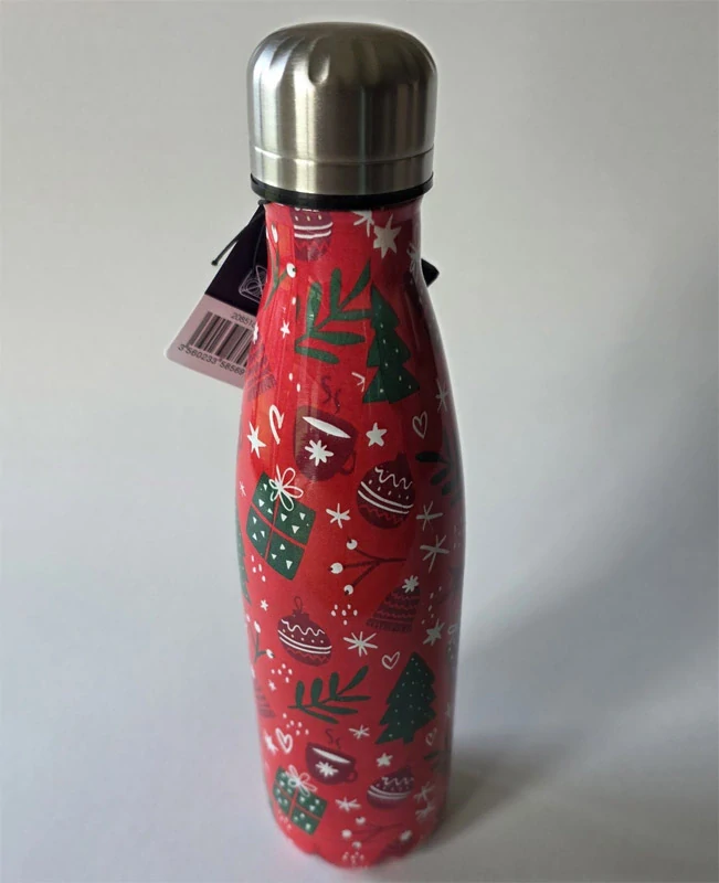 Vánoční termoflaška 500 ml - zelená