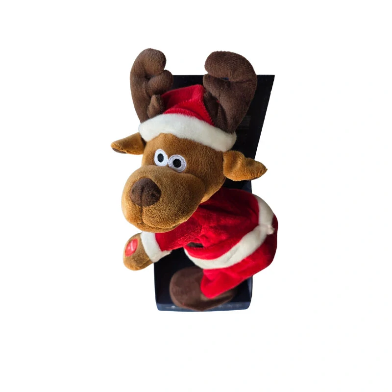 Pohyblivý plyšový sob 32 cm