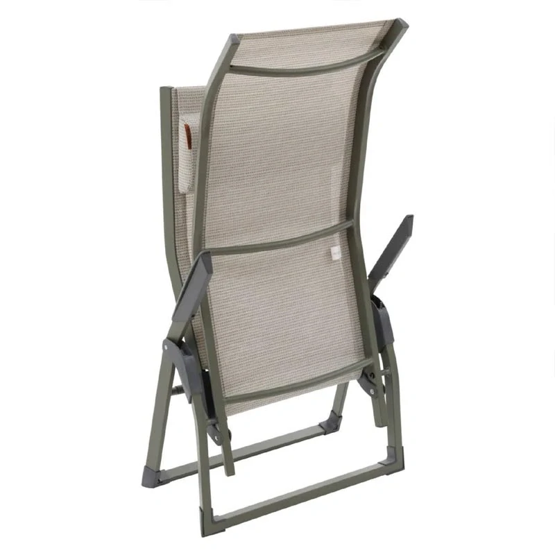 Relaxační hliníkové lehátko Decima laurel green