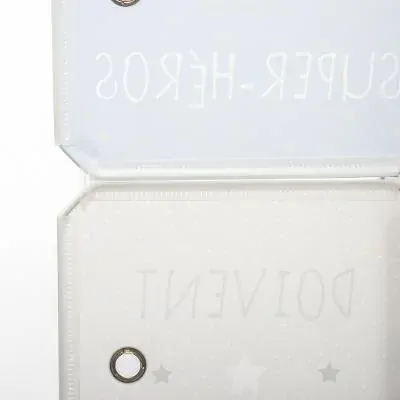 Modro-šedá skladovací skříňka