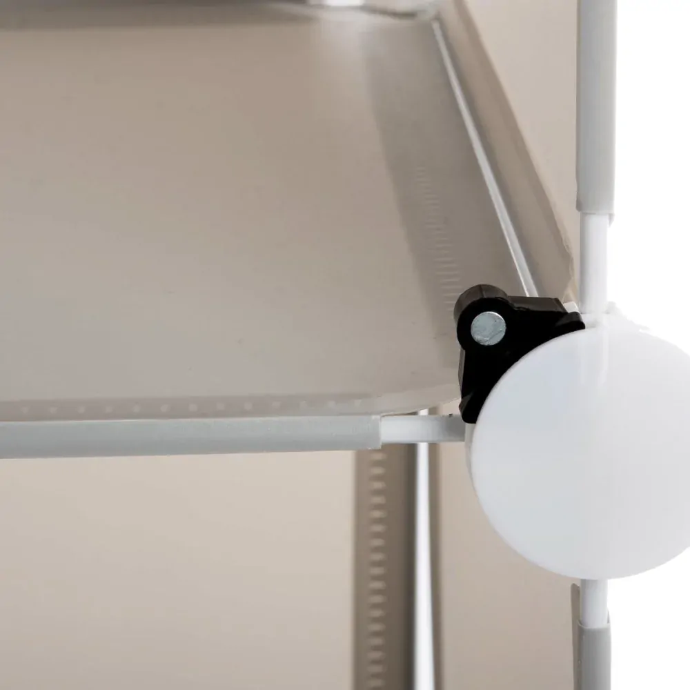 Šedý skladovací sloupek