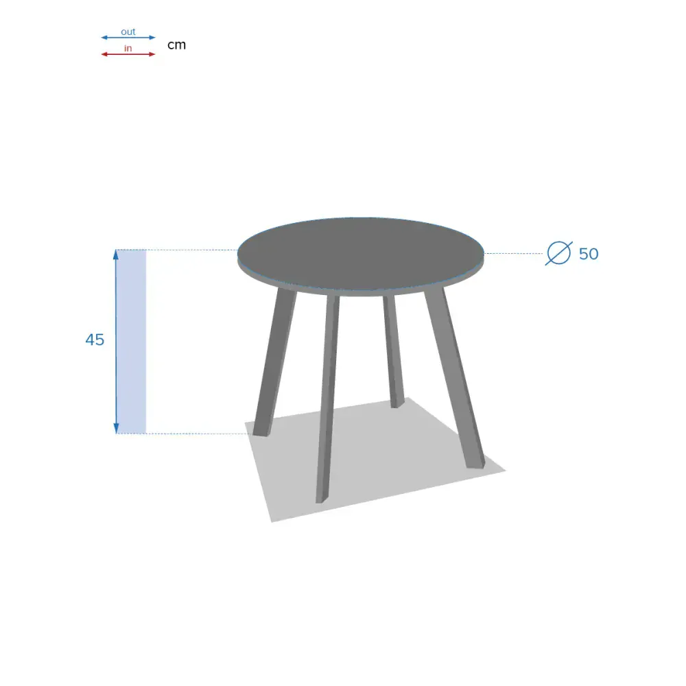 Odkládací stolek Saona 50cm