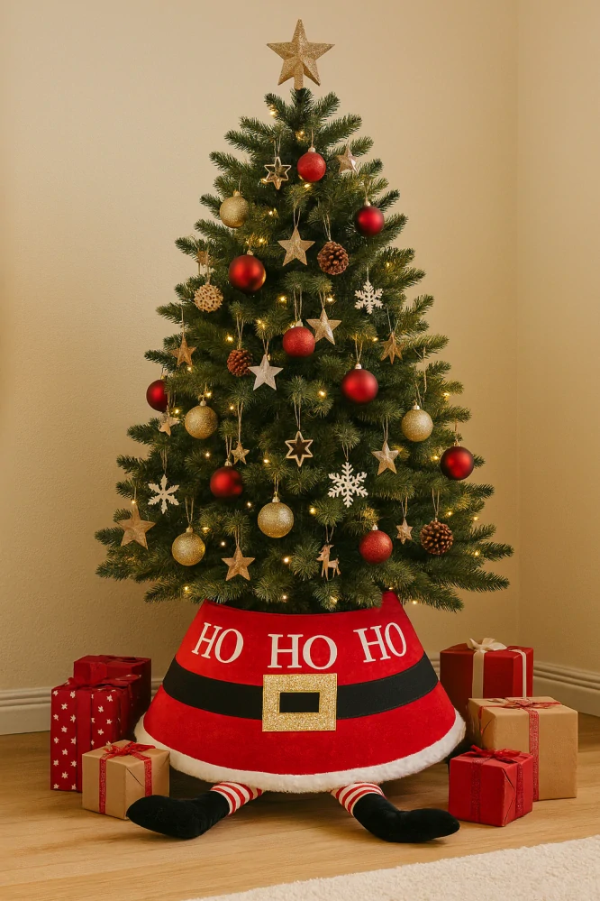 Kryt na vánoční stojan - SANTA