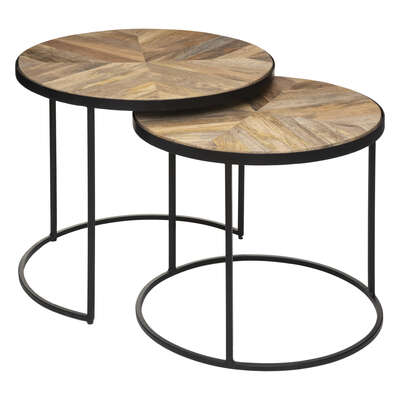 Set luxusních odkládacích stolků Basile