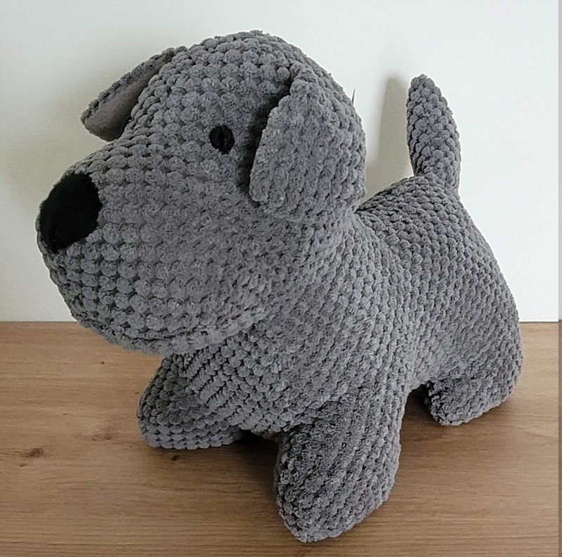 Plyšová dveřní zarážka DOG