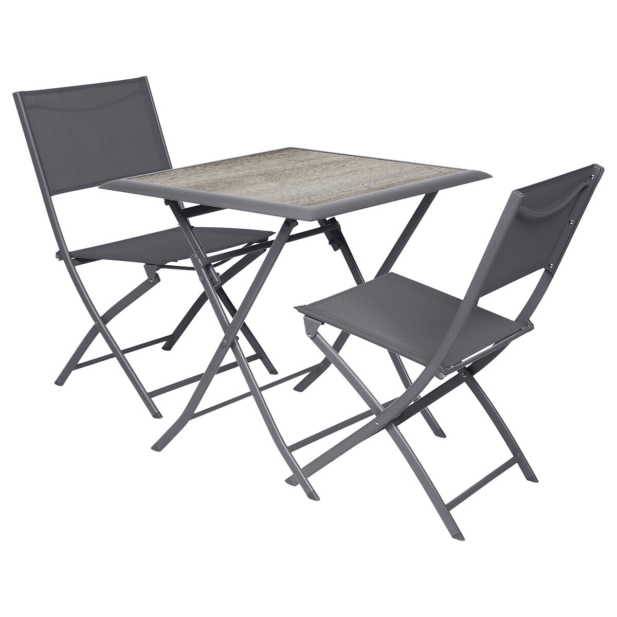 Zahradní skládací stolek AZUA Smoke