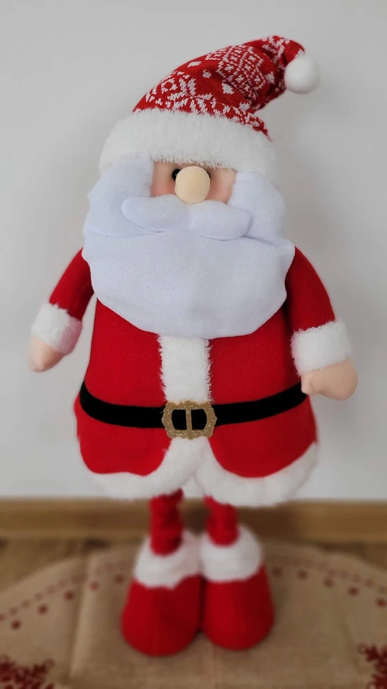 Vánoční dekorace teleskopický Santa 78cm