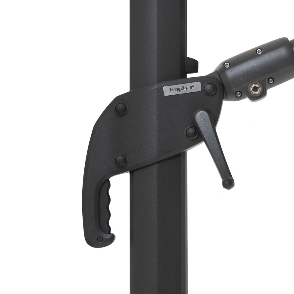 Kaskádový slunečník Melhia 3x4 šedý (antracit)