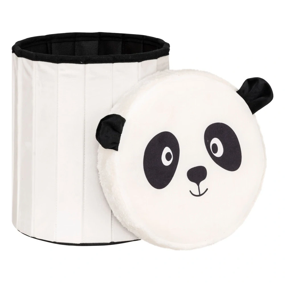 Dětský úložný puf Anoki s motivem pandy
