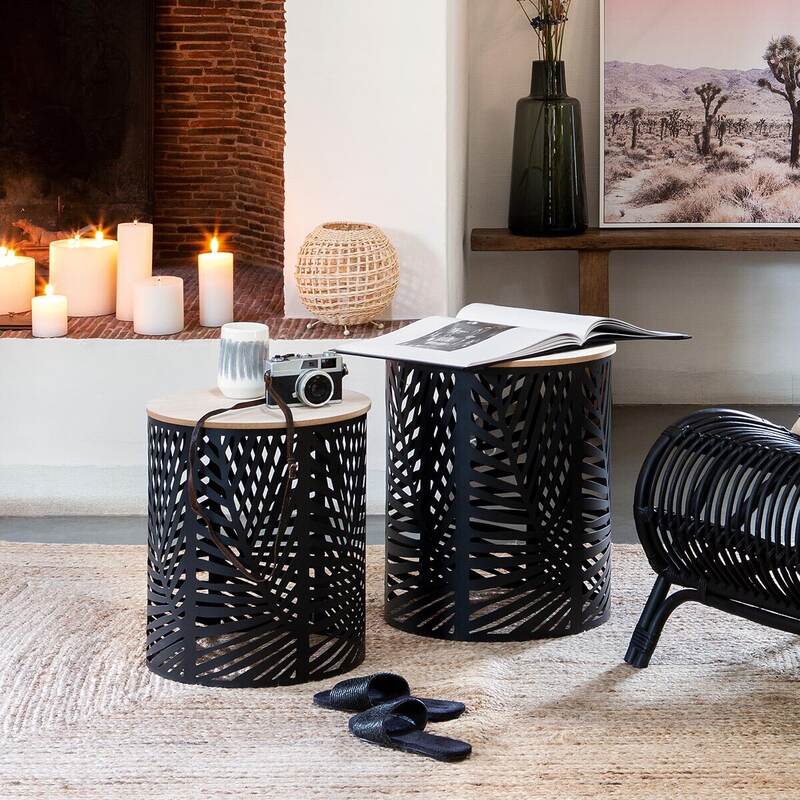 Sada 2 odkládacích stolků Leaves