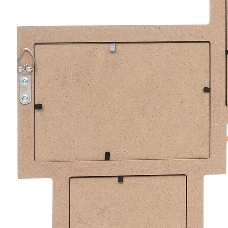 Dřevěný fotorámeček na více fotek HOME