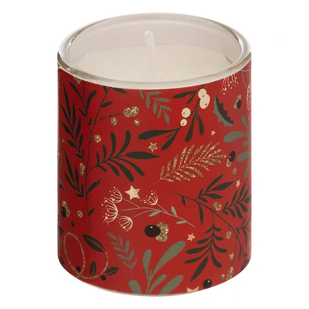 Sada 3 vonných svíček - červená 3x45 g