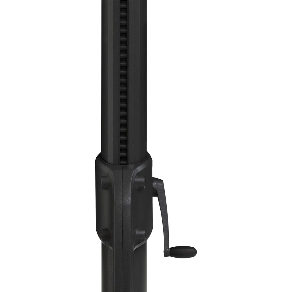 Kaskádový slunečník Melhia 3x4 šedý (antracit)