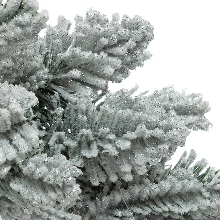 Dekorativní věnec s námrazou 40cm