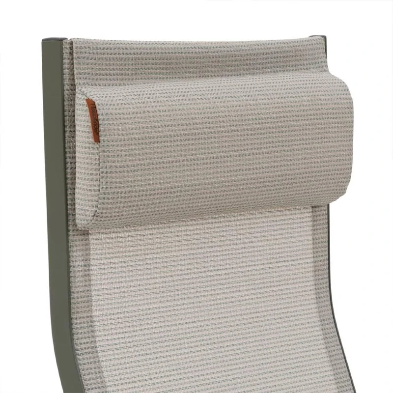 Relaxační hliníkové lehátko Decima laurel green