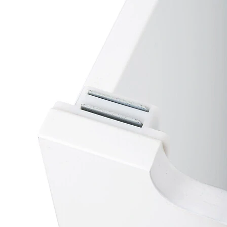 Bílá výklopná úložná truhla Petit
