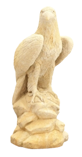 Socha orla z umělého pískovce