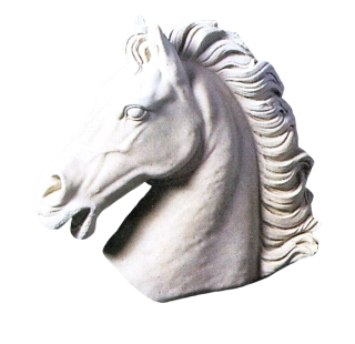 Nástěnná dekorace hlava koně