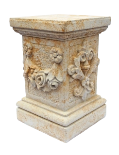 Zdobený zahradní sloupek 40cm