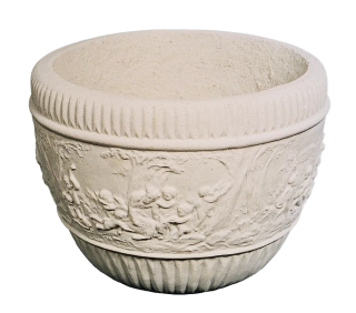 Velký zahradní květináč s reliéfy 17kg