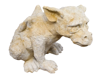 Socha sedícího dráčka 8kg