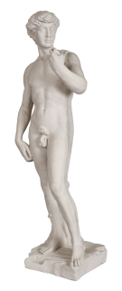 Socha Davida z umělého pískovce - odlitek 59kg