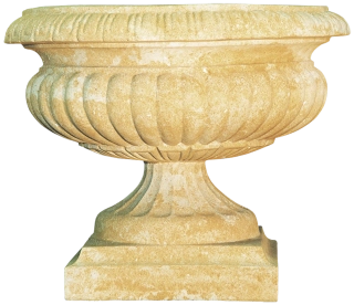 Elegantní zahradní květináč na podstavci 44kg