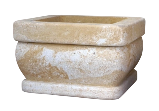 Stabilní hranatý květináč 80kg