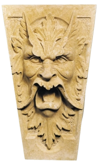 Nástěnná socha chrliče – démonický strážce 27kg