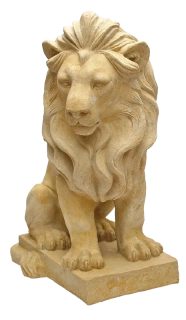 Socha majestátního lva - pohled doprava