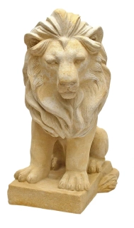 Socha majestátního lva - pohled doleva