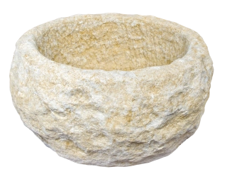 Kulatý květináč z umělého pískovce IV.